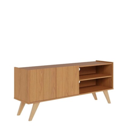 Rack para TV até 50 Polegadas 2 Portas Space Freijo Colibri Home