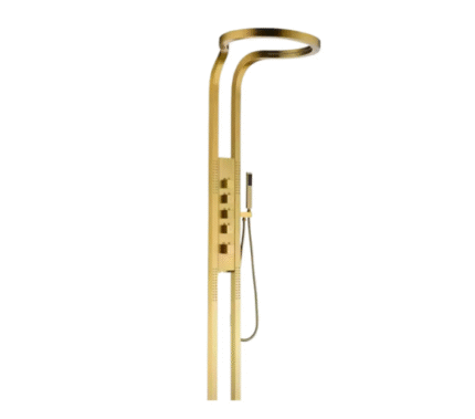 Ducha De Inox Com Hidromassagem Cascata Luxo