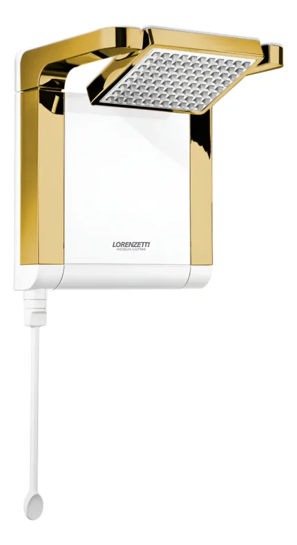 Chuveiro Acqua Star - Branco Gold